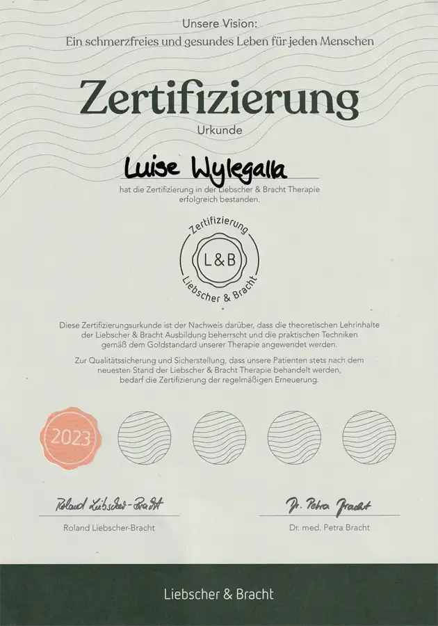 Liebscher-Bracht-Zertifikat